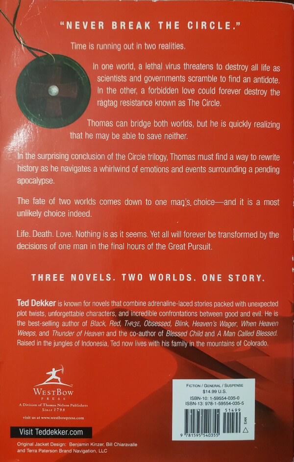 Back Cover of the Book, "White"